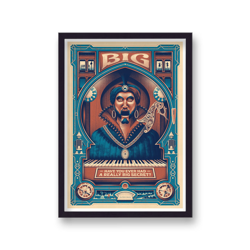 BIG Reimagined Movie Poster - Single Picture Frame Print