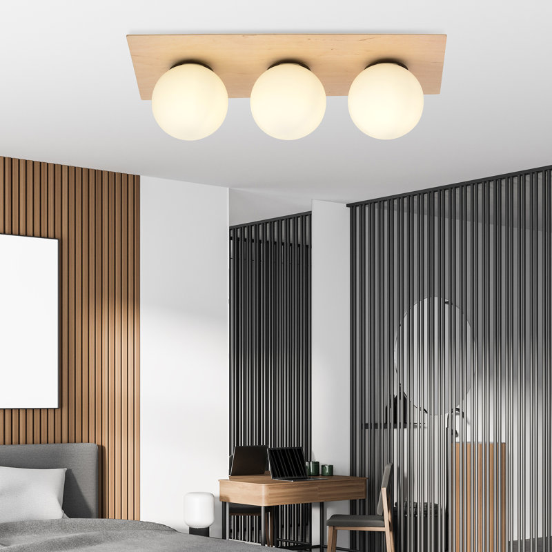 Mcgahey Glass Flush Mount