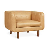Beaconsfield Chair Canyon Whiskey Leather Walnut