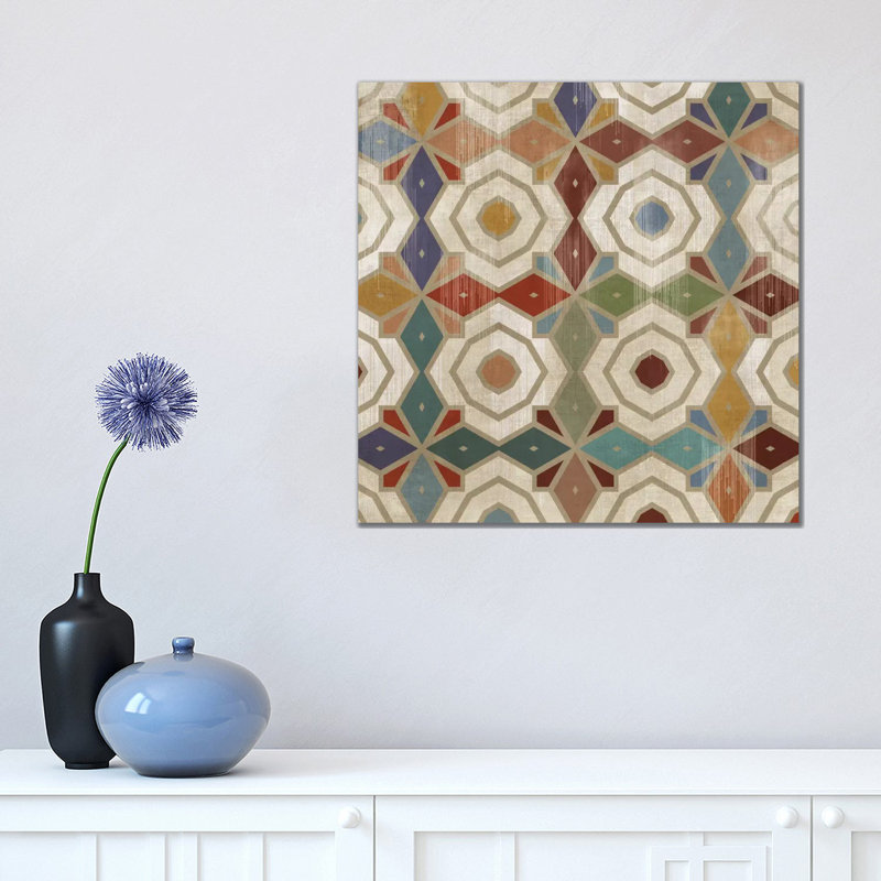 Gallactica Tile II - Wrapped Canvas Print, 45.72 cm H x 45.72 cm W x 3.175 cm D
