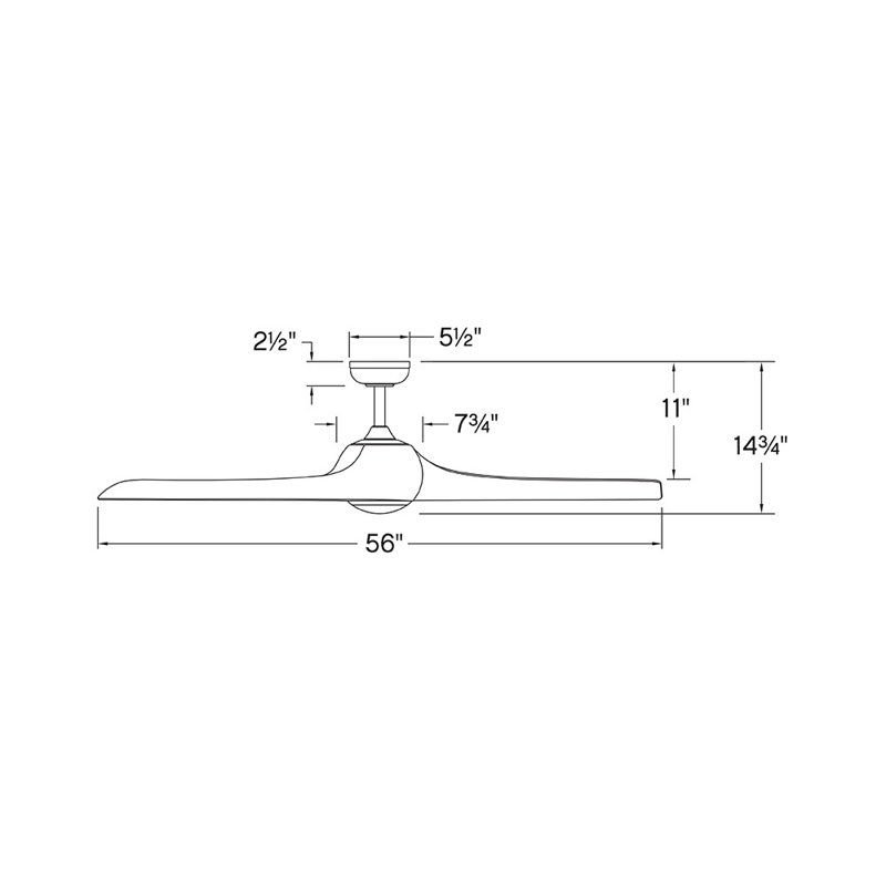 Hinkley Fan Tiburon 56" Smart Fan