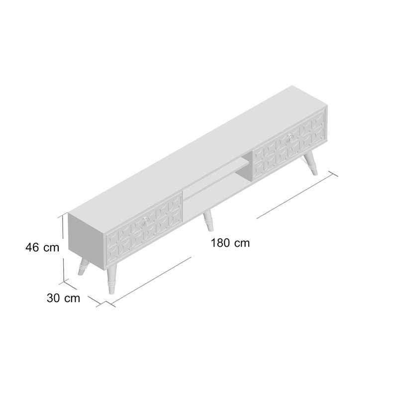Chauncy Unfinished TV Stand for TVs up to 78"