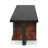 TV Stand, Walnut & Black