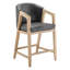 Tabouret de comptoir en similicuir Daina-112576561