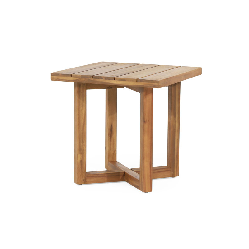 ELLA SQUARE SIDE TABLE, Teak