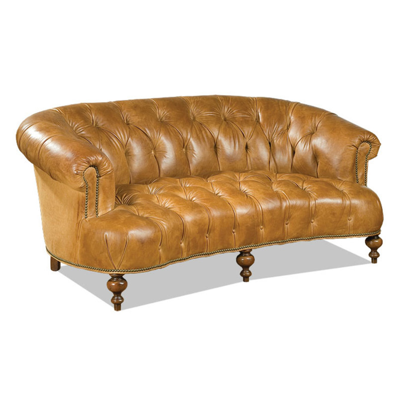 Presidential Leather Sofa, Pewter, Old Silver, Africa Antique Red