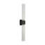 Kelly Wearstler Volver 2-light Large Double Sconce in Bronze with Clear Etched Glass shade-1048505458-1048505461