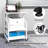 23.6 x 19.7 x 29.5 inches Large Printer Stand Printer Desk with Adjustable Storage Shelf on Wheels-105896617