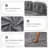 78.7" Convertible Folding Sofa Bed Full Size, Compression Comfy Boneless Loveseat Fold Out Couch With Pillows & Armrest-362040341