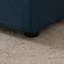Canapé surdimensionné pour chiens de taille moyenne / grande - dossier moderne à vagues irrégulières, accoudoir simple, tissu en lin respirant de qualité supérieure, coussin moelleux et pieds en plastique bas - bleu foncé-1135195202