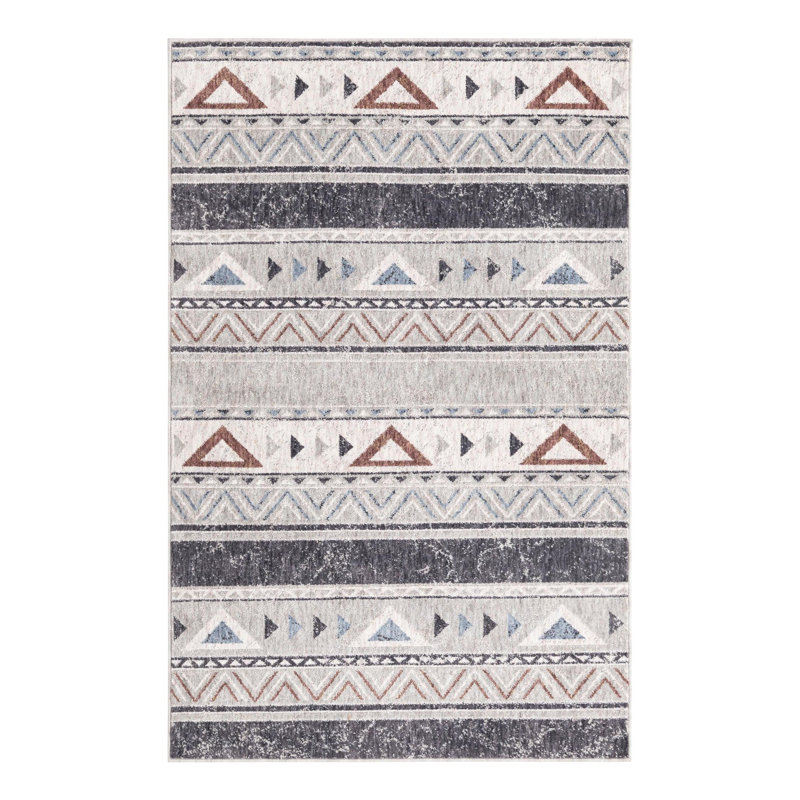 Perlita Geometric Indoor Rug, Rectangle 4' x 6'