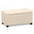 Satin Cream Faux Leather