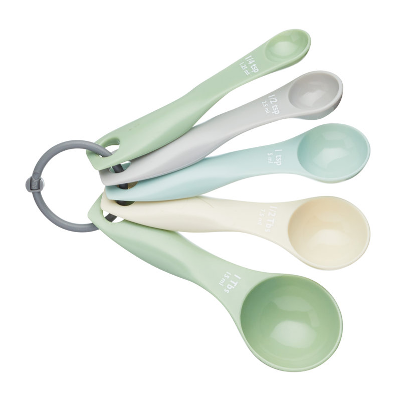 Colourworks 5-Piece Plastic Measuring Spoon Set