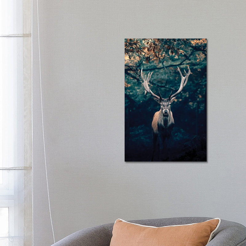 Deer by Nikita Abakumov - Wrapped Canvas Print