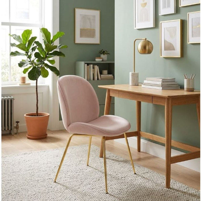 Chaise de salle à manger Brampton, Rose
