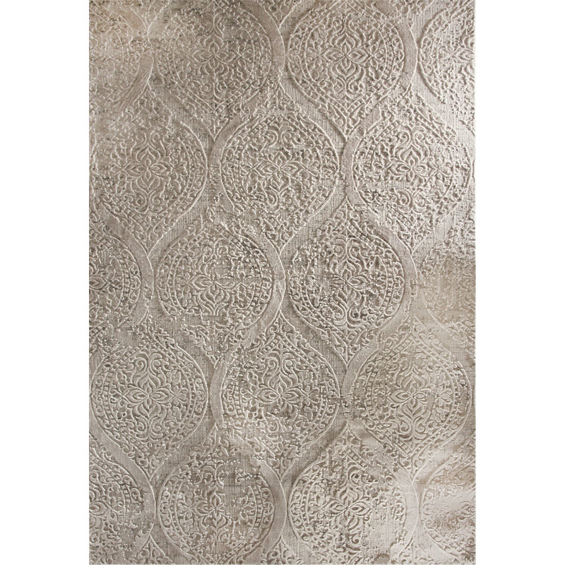Tapis beige Bullis, Rectangle 3 pi 11 po x 5 pi 7 po