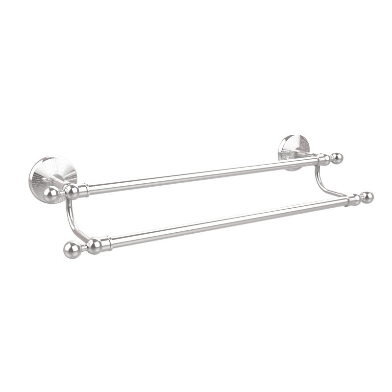 Barre à serviettes murale double Tilney, 36", Chrome poli