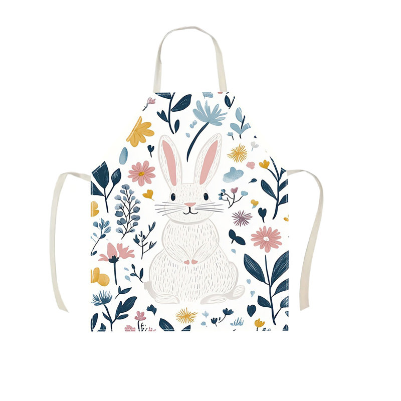 Tabliers décoratifs sur le thème de Pâques et tabliers décoratifs à imprimé lapin, Multicolor