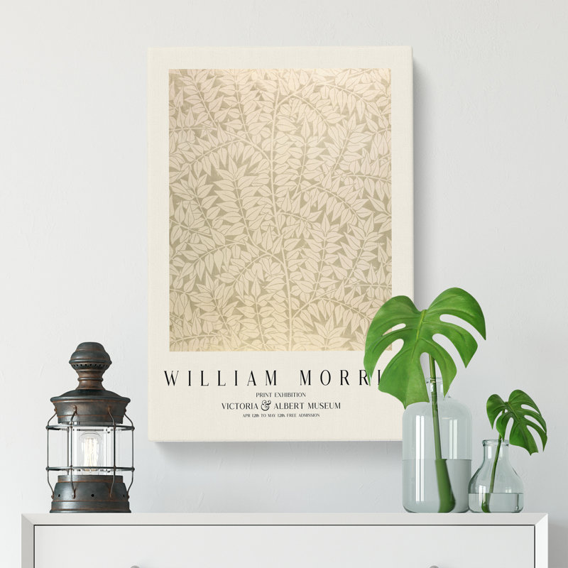 Branch by William Morris - Wrapped Canvas Painting, 50cm H x 35cm W x 3cm D