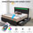 Upholstered Platform Storage Bed