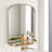 Cemile Metal Flat Mirror with Shelves-1473806173