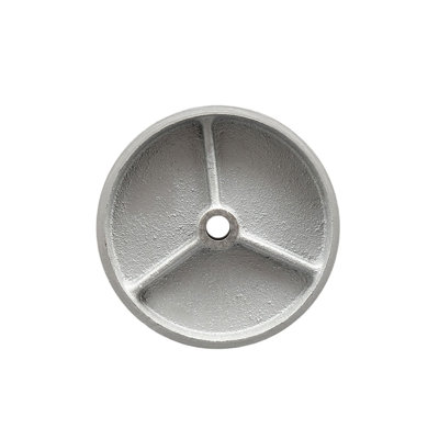 SCC - 5" Semi Steel Cast Iron Wheel Only - 1/2" Bore - 400 lbs Capacity