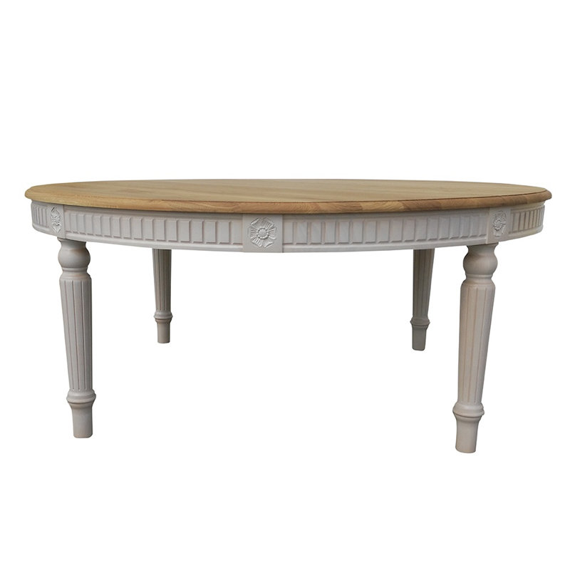 Round Solid Wood Dining Table