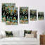 Léopard et tigre - reproduction d'art moderne et contemporaine sur toile-2004096468-2004096460