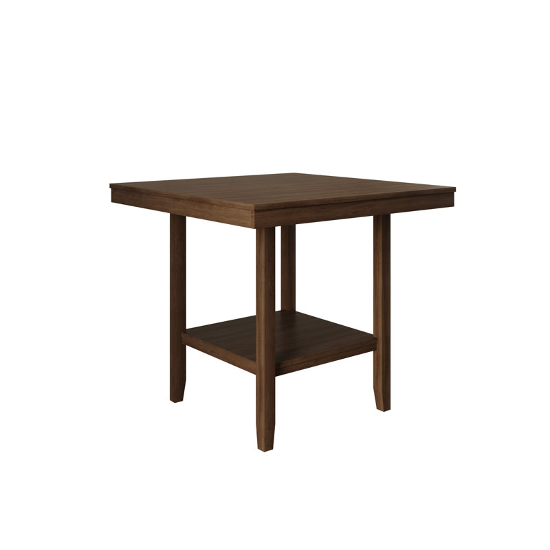 Bouganville Solid Wood Base Dining Table, Brown