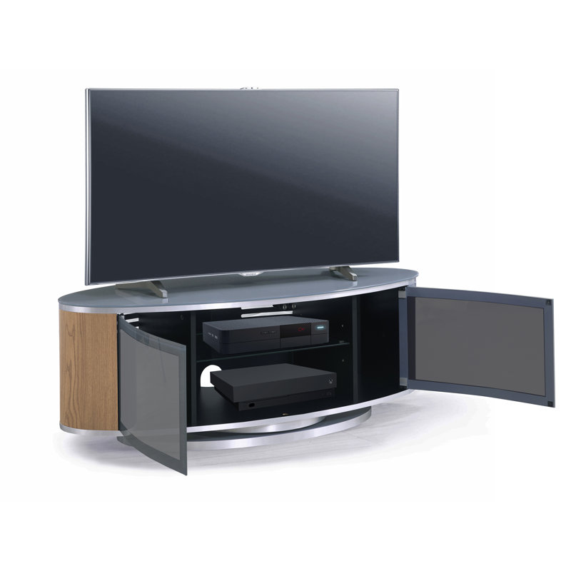 Odling Unfinished TV Stand for TVs up to 60", Grey/Oak