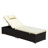 Outdoor Patio Chaise : 3 With Chair, Cushioned Couch, Glass Table. Adjustable Back And Footrest. Ideal For Garden Pool Use. Beige. Weather . Assembly Needed Lounge Suitable Garden.