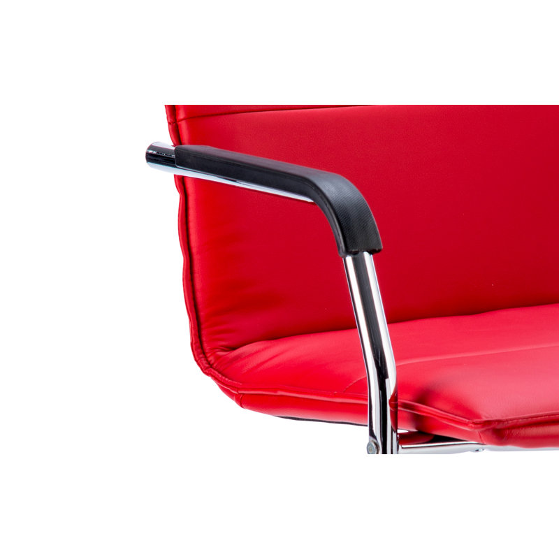 Gustave Waiting Room Chair, Red