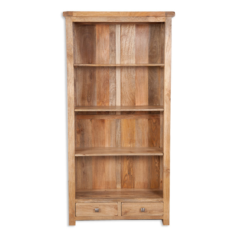 Antonito 180 cm H x 90 cm W Solid Wood Standard Bookcase