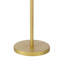 Lampe sur pied moderne 59,8 po avec abat-jour en tissu à motif de feuilles-632698449