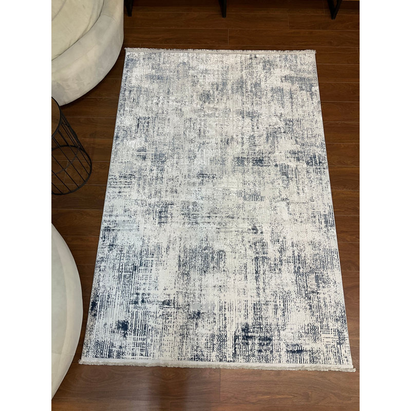 Premium Antibacterial Blue Bamboo Carpet, 31.5 x 59.1 inches | 100% Bamboo, 0.3 inches Thick, 1700 g/m² | Non-Slip Underside, Dry Cleanable | Ideal for Living Room, Bedroom, and Office Spaces, Eco-Friendly Design