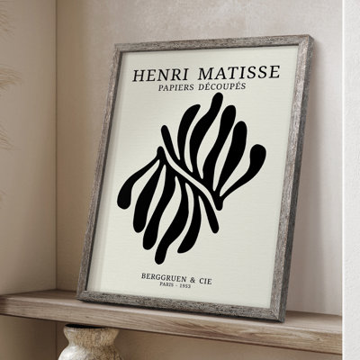 Matisse CDIX, reproduction d'art encadrée - bois massif
