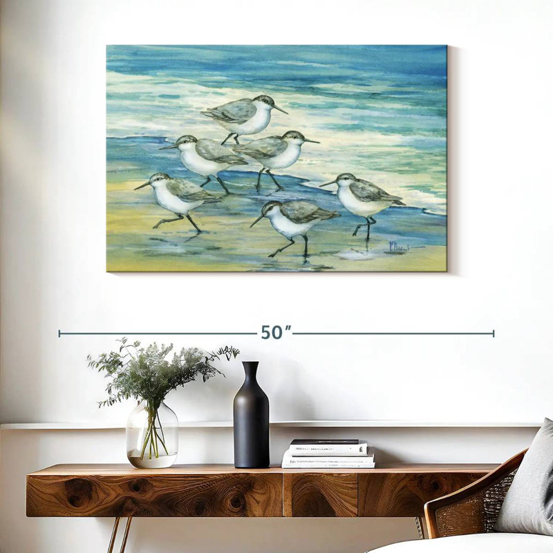 Surfside Sandpipers, H 26 po x l 39 po