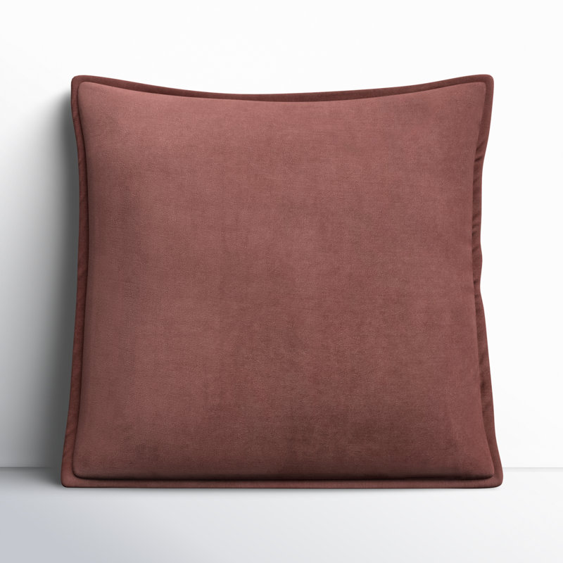 Housse de coussin Norwin, 22 po x 22 po, Rouille