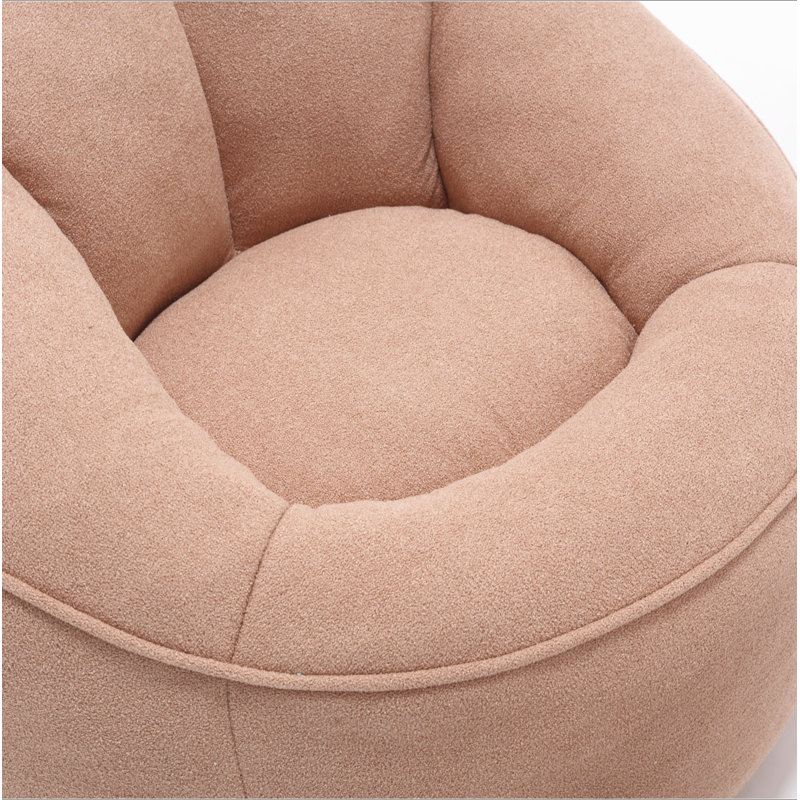 Fauteuil à billes Bedding, Coton beige foncé