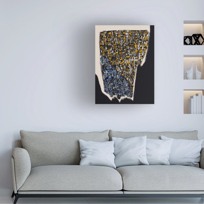 «Little Dean», art abstrait sur toile Alien