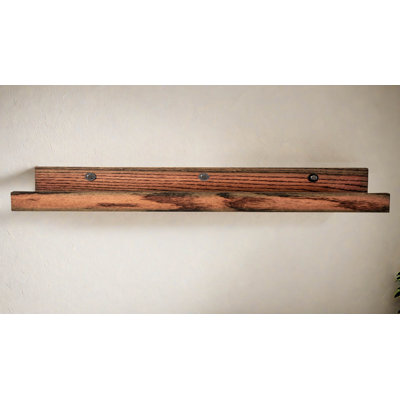 Rayne Large Solid Oak Lipped Shelf