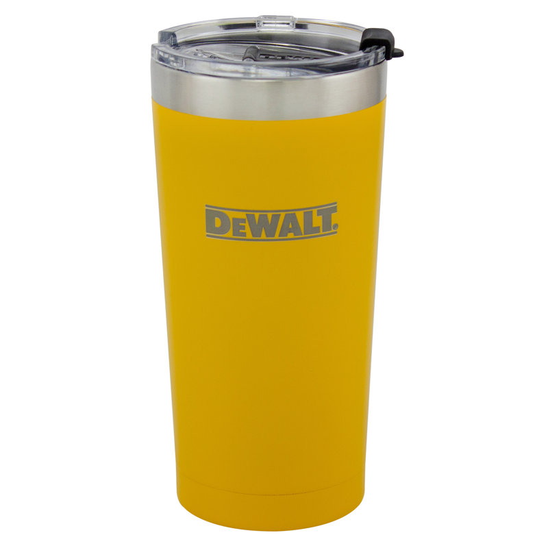 20 Oz Yellow Powder Coated Industrial Drinkware, Yellow