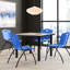 Plateau de table Kee Square, 4 chaises empilables-674458704-674458716-674458719