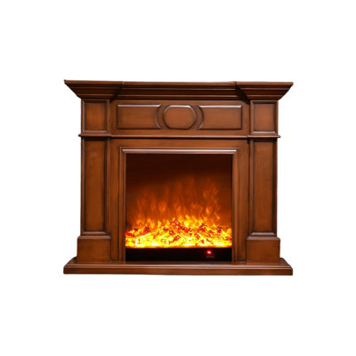 Solid Wood Electric Fireplace