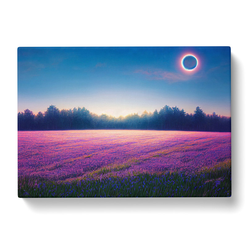 XXX-H1022-WF-10146X Wild Bluebell Field - Wrapped Canvas Print, 50cm H x 76cm W x 3cm D