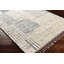 Tapis crème / gris / denim en laine noué à la main Kenady-224590858
