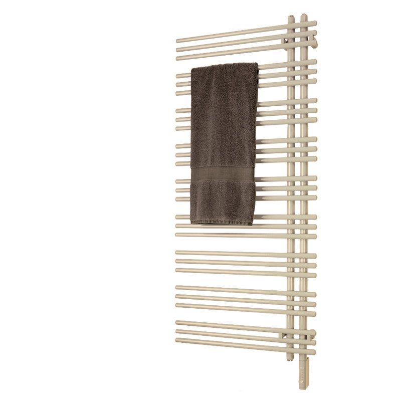Versus Towel Warmer, Almond, 52" H x 23" W x 3.2" D, Hydronic