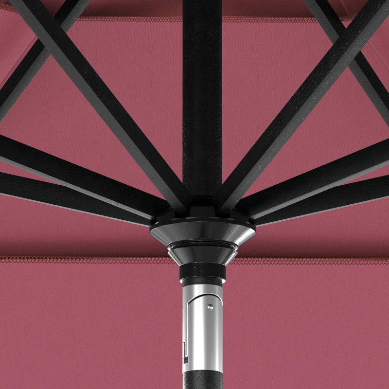 Parasol de marché 132 po Sunbrella, Toile Sunbrella® rose vif
