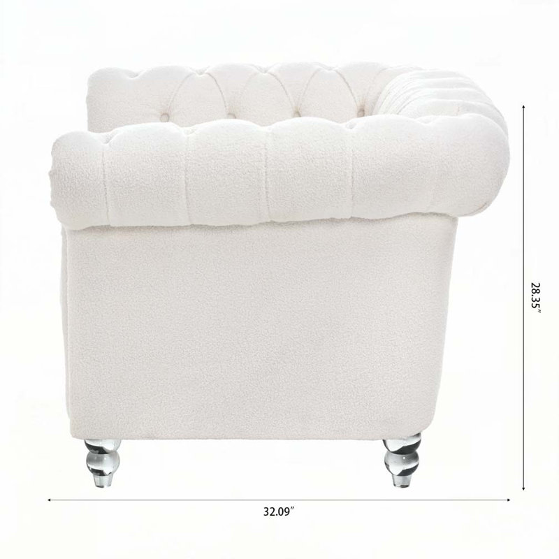 Dushyant 38,98 de large, Boucle blanc, Clair