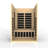 Dynamic Saunas Santiago 2 - Person FAR Infrared Sauna in Hemlock